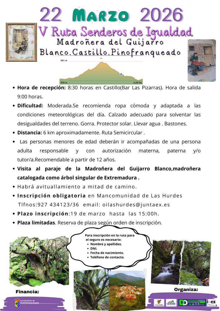 Imagen V Senderos de Igualdad .Madroñera del Guijarro Blanco.